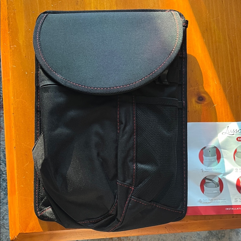 Black car trash can/organizer